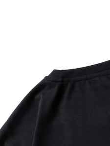 T-shirt surdimensionné de style hip hop vintage pour hommes 100% coton tissé tissu col rond poids lourd manches courtes imprimé Design haut - Product Image 6