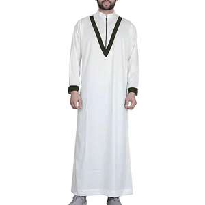 Nuevo Diseño 2026, Thobe Emiratí al por Mayor, Jubba Masculina, Ropa Tradicional Árabe, Elegante Jubba para Hombre, Mangas Largas, Suave y Transpirable - Product Image 5