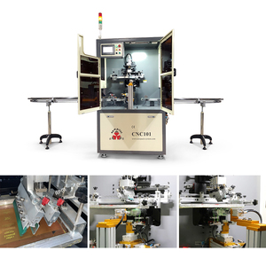 CNC101 Automatic Tube Printing Machine Glass Bottle Screen Printing Machine CNC Screen Printer