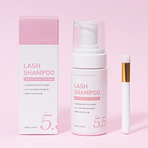 Champú Vegano Coreano LAMON para Pestañas Blancas, Espuma Suave, Limpieza Delicada de Pestañas, Índice de Irritación 0.00, Certificado Vegano, para Extensiones de Pestañas - Product Image 2