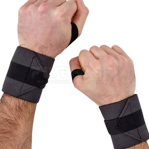 สายรัดข้อมือออกกำลังกายแบบปรับได้สำหรับขายส่ง สายรัดข้อมือยกน้ำหนักแบบกำหนดเองสำหรับฟิตเนสและเพาเวอร์ลิฟติ้ง - Product Image 4