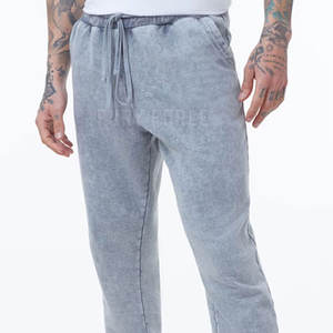 กางเกงจ็อกเกอร์ซักกรดสำหรับผู้ชายกางเกงวิ่งออกกำลังกายผ้าฝ้าย100% สำหรับผู้ชายซักกรดใช้งานกลางแจ้งกำหนดขนาดได้เอง - Product Image 6