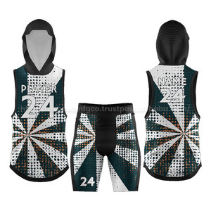 Uniformes d'entraînement de l'équipe de football avec drapeau à capuche par sublimation UNIFORME 7V7 Ensemble de compression sublimé Maillots Uniformes de football 7v7 - Product Image 1