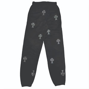 ชุดวอร์มผู้ชายไซส์ใหญ่ ผ้าฟลีซพิมพ์ลาย ประดับเพชร ระบายอากาศได้ดี สำหรับฤดูหนาว ผลิตตามสั่ง OEM คุณภาพสูง ขายส่ง MOQ ต่ำ ผ้าฝ้าย 100% - Product Image 4