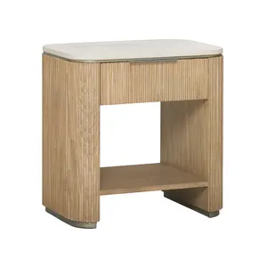 Comodino Interlude: Silhouette Moderna ed Elegante, Mobile Contenitore in Legno Artigianale per Interni Sofisticati della Camera da Letto - Product Image 6