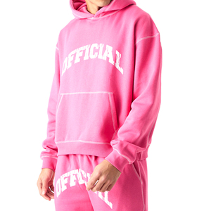 plain unisex hoodie custom embroidery fleece pullover oversized hooded sweatshirt heavyweight winter <b>warm</b> streetwear <b>jumper</b> - Product Image 1