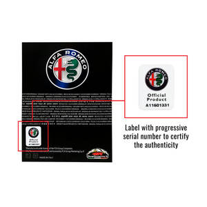 Calcomanía Cromada Preespaciada con el Logotipo de Alfa Romeo, 13 CM, Alta Calidad, Autoadhesiva, Estilo Deportivo, para Carrocería de Automóvil, Interior, Adhesivo ABS - Product Image 4