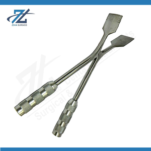 Épandeur de plâtre Haglund, pièce de travail manuelle, courbe droite, 280 mm de long, acier inoxydable chirurgical, instruments certifiés CE - Product Image 2