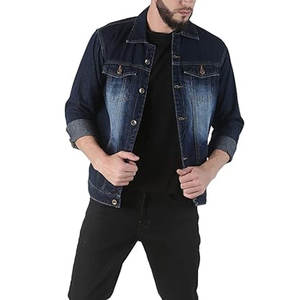 Chaqueta vaquera lavada OEM para hombre, prendas de vestir informales al por mayor, Chaquetas vaqueras de invierno abotonadas - Product Image 2