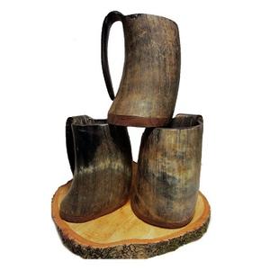 Jarra Vikinga Americana de Cuerno, Precio Económico, Jarras de Cerveza Reutilizables, Artesanía Natural Hecha a Mano, Diseño Duradero, Jarras Vikingas para Fiestas - Product Image 3