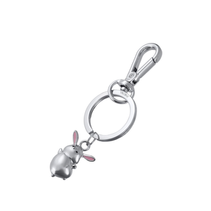 Portachiavi in Metallo Personalizzato a Forma di Coniglio, Gadget Personalizzabili - Product Image 2