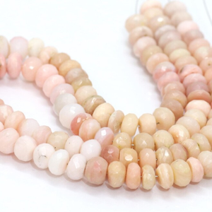 Cuentas Redondas Facetadas de Ópalo Rosa Natural AAA: 8-10 mm, Piedras Preciosas para Joyería y Artesanía - Product Image 6