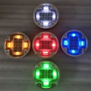 Luz de Señalización Vial Solar de Aluminio, Impermeable IP68, 1000m de Distancia Visual, 72 Horas de Duración, <span class=keywords><strong>para</strong></span> Marcadores de Carreteras - Product Image 2