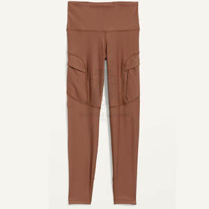 Leggings de Yoga de Cintura Elástica Sólida de Alta Calidad al por Mayor, Último Diseño, Precio Razonable, Pantalones de Secado Rápido - Product Image 1