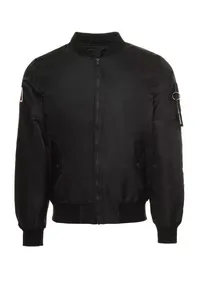 Chaquetas Varsity de Invierno con Cuello Alto, Bordadas y con Estampado Personalizado de Alta Calidad, Chaqueta de Béisbol Extra Grande para Hombre - Product Image 4