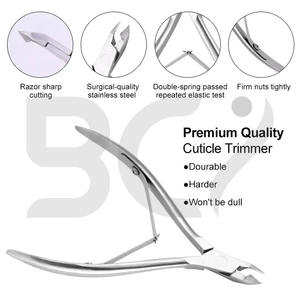 Coupe-cuticules en acier inoxydable de haute qualité 6,5 mm, outils de manucure, coupe-ongles pour les orteils, ouverture large de la mâchoire, lame incurvée, durable - Product Image 2
