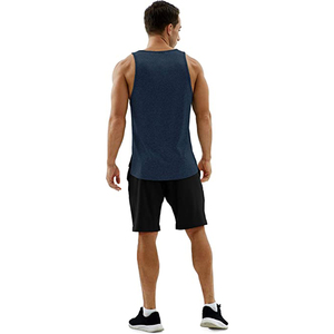 Haute qualité OEM hommes entraînement Muscle Gym sans manches Fitness débardeurs séchage rapide léger T-Shirts en gros Singlet hauts - Product Image 5
