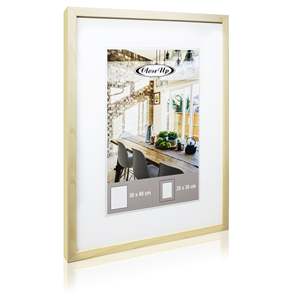 Classical Style Solid Wood Photo <b>Frame</b> 30 X 40 cm Pine Imitation A1 Size for Home Usage for A3 A5 A2 A4 Flipped Photos - Product Image 1