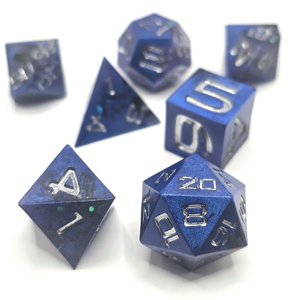 ชุดลูกเต๋าเรซิ่นแบบกำหนดเอง |   ลูกเต๋าหลายเหลี่ยมทำมือ ขอบคม สำหรับเกม DND, Pathfinder และ RPG - Product Image 3