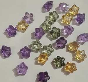 คริสตัลควอตซ์ธรรมชาติขนาด20-50มม. รูปทรงจุดเดียวอัญมณีเหลี่ยมเพชรพลอยแกะสลักด้วยมือสำหรับทำเครื่องประดับจี้และของขวัญ - Product Image 2