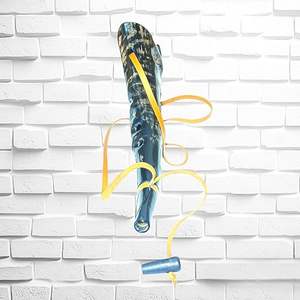 Ensemble cadeau de corne à boire de Viking nordique de buffle naturel fait à la main avec base en bois pour Costume de foire de la Renaissance à un prix abordable - Product Image 5