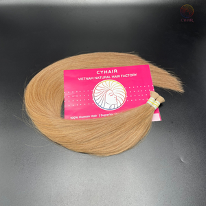 La mejor calidad de cabello humano vietnamita a granel ondulado natural liso #10 Color 65 Cm 100% cabello virgen crudo un donante precio al por mayor - Product Image 2