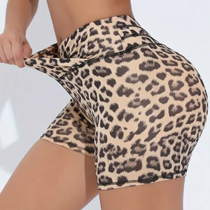 2025 couleur unie haute élastique Simple mode classique respirant femmes été Yoga Sublimation femmes Shorts - Product Image 3