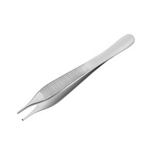 Pince à tissus ADSON de qualité supérieure dentée droite 2x3 120 mm 4.34 "pince à épiler anatomique pince chirurgicale en acier inoxydable - Product Image 6