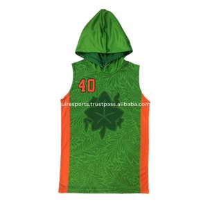Jeunesse vert demi manches drapeau Football maillot personnalisé équipe uniforme respirant Performance formation vêtements de sport chemises - Product Image 4