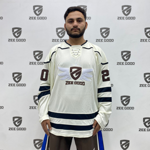 Camisetas de manga larga de alta calidad para hockey sobre hielo y fútbol, camisetas de sublimación de diseño personalizado recién llegadas a la venta - Product Image 1