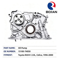 Pompe à huile moteur de remplacement de qualité OEM BOJIAN, référence OEM 15100-74050 pour Toyota RAV4, Avensis, Picnic, Caldina 3S-FE, 5S-FE 1994-2002