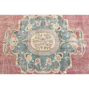 0.5x9.8 ft Turkish Rug, <b>Runner</b> Vintage Rug, <b>Red</b> Striped Rug - Product Image 4