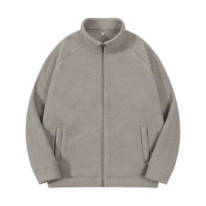 Vestes en toile à capuche coupe-vent à col montant en fausse fourrure d'automne avec logo brodé en gros du fabricant, 100% coton personnalisé - Product Image 4