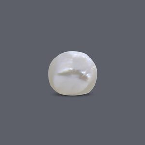 Perle de Basra 3,16 carats, naturelle, d'eau douce, blanche et rose, forme baroque et pomme de terre, pour la création de bijoux - Product Image 1