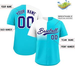 Camiseta de béisbol directa OEM para equipos de jóvenes/adultos, ropa deportiva de malla transpirable ecológica de secado rápido, diseño de sublimación personalizado - Product Image 2