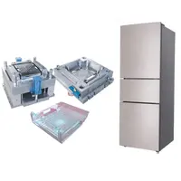 Parti di stampaggio ad iniezione dell'alloggiamento in plastica del frigorifero personalizzato per la protezione del frigorifero