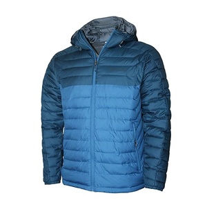 Veste matelassée pour homme 100% coton, écologique, imperméable, coupe-vent, avec capuche, logo sur le devant, hiver BD - Product Image 3