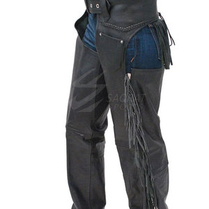 Service OEM Nouvelle arrivée Chaps en cuir pour hommes Chaps en cuir lavés personnalisés de qualité supérieure pour hommes en vente en ligne - Product Image 5