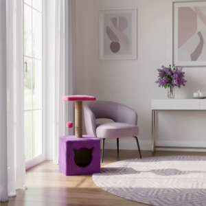 Grattoir pour chats Amistar Plum Candy de haute qualité, adapté à tous les types et tailles de chats. - Product Image 1