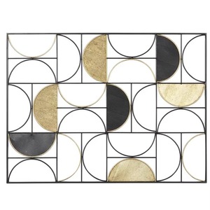 Encantador arte de pared rústico en metal recubierto de polvo gris con diseño moderno perfecto para exhibición interior y exterior de gran tamaño - Product Image 5