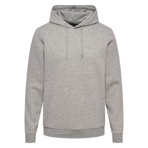 Sudadera Informal de Invierno para Hombre, Mezcla de Algodón, Cómoda, Holgada, Diseño Sólido Básico, Forro Polar, Impresión Digital - Product Image 1