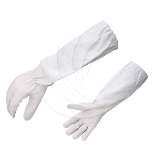 Guantes de cuero resistentes a las picaduras para Apicultor con mangas largas de brazo protector Unisex Adultos Etiqueta privada - Product Image 2