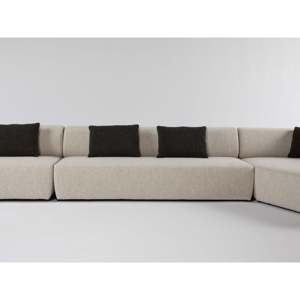 High Quality Naviglio Convertible Fabric <b>Sofa</b> Sectional Stylish Furniture Sets <b>for</b> Living Room <b>Sponge</b> Filled - Product Image 2