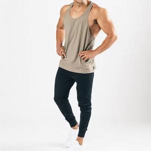 Custom <b>Men's</b> <b>Gym</b> <b>Vest</b> Plus Size Breathable Knitted Tank Top for Workout Casual Sport Fitness Athletic Running Oversize Cut - Product Image 3