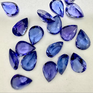 Tanzanita Natural de Alta Calidad, Forma de Pera de 6x4 mm, para Fabricación de Joyas, Precio al por Mayor, Azul, Sin Calentar, Piedras de 1 Quilate, Proveedor - Product Image 1
