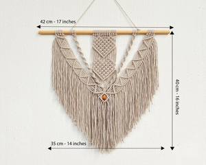 NordicโบฮีเมียนMacrameแขวนผนังพู่Boho Tapestryตกแต่งบ้านทอมือสําหรับตกแต่งบ้านห้องนั่งเล่นห้องนอน - Product Image 4