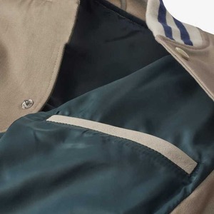 Veste universitaire décontractée pour hommes, en laine, coupe-vent, imperméable, respirante, logo frontal, printemps, fabricant - Product Image 5