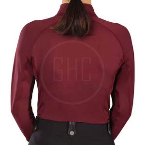 เสื้อขี่ม้าของผู้หญิงผ้าสแปนเด็กซ์ระบายอากาศได้ดีน้ำหนักเบาเป็นมิตรต่อสิ่งแวดล้อมสินค้าใหม่ - Product Image 3