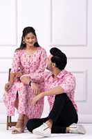 Chemise et robe Couple tenues assorties élégant Couple polynésien ensemble Hawaii Aloha vente en gros inde 2 pièces ensemble Samoa Puleatsi