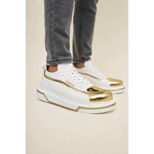 Signature Ch241 Cbt Fitness Walking Shoes para hombre en color blanco/dorado - Product Image 1